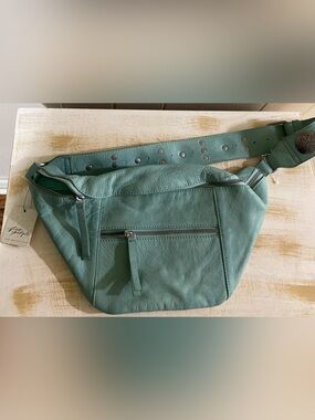 Free People Wilder Embellished Sling Bag in spellbound spearmint brand new